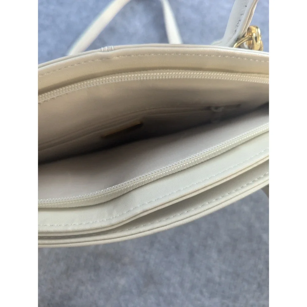 Giani Bernini Cream Handbag Vintage Purse